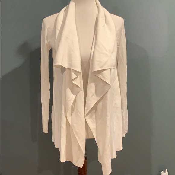 Theory Sweaters - Theory White Duster Cardigan